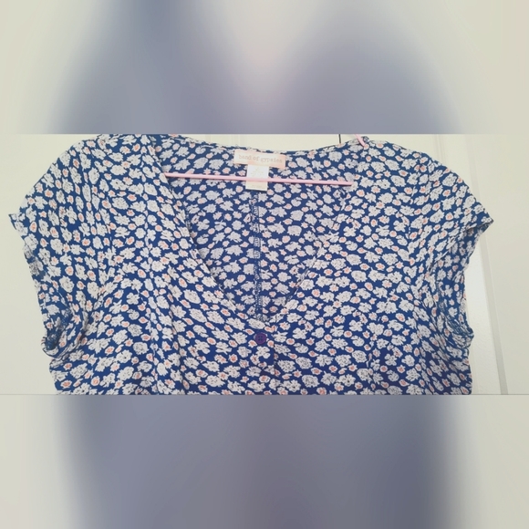 Button up shirt dress/top - Picture 2 of 3